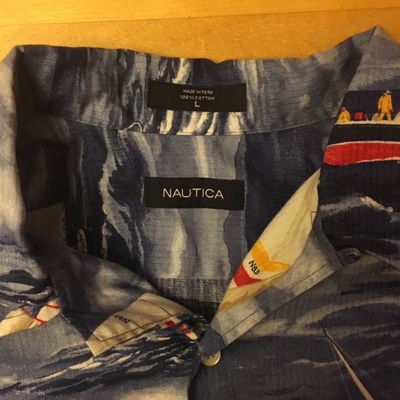 Vintage Nautica Boat Shirt - Picture 3 of 3